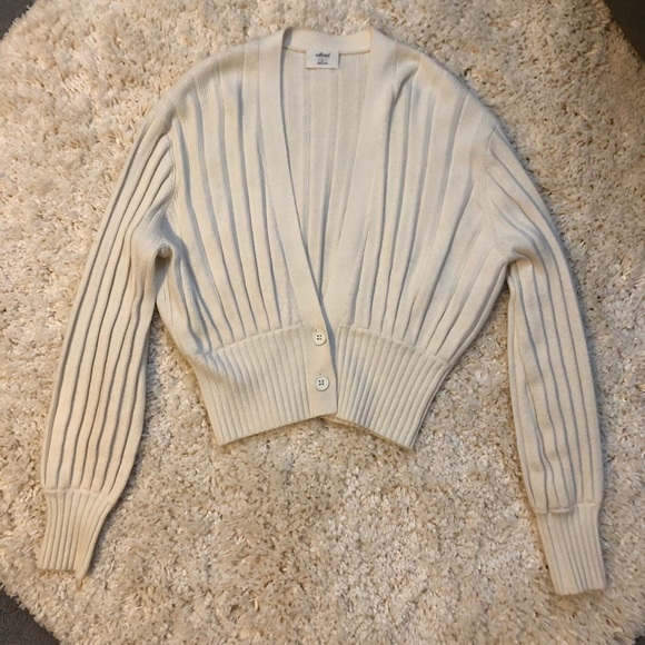 Aritzia Wilfred Plunge Front Cardigan - Picture 2 of 4